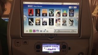inflight entertainment which can work with bluetooth headphones