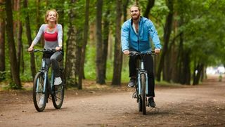 just add the best bike speakers to this forest ride
