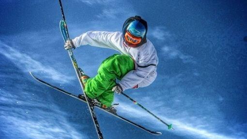 skiing or snowboarding with bluetooth earbuds