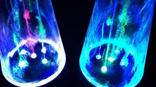 Floating Speakers with Lights