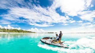 sea doo jet ski cruising